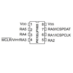 PIC12F1822 I / SN SOIC-8 SMD 8-Bit 32MHz Microcontroller - Thumbnail