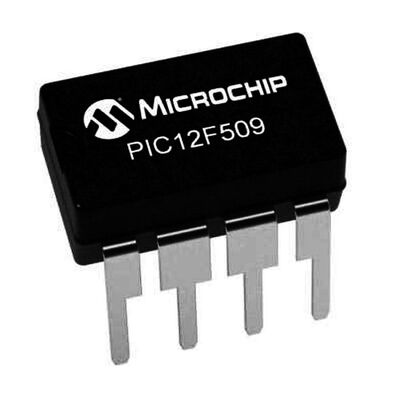 Microchip - PIC12F509 I/P 8-Bit 4Mhz Mikrodenetleyici DIP8