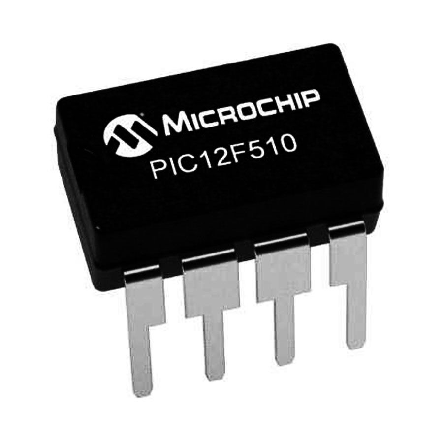 PIC12F510 I/P 8-Bit 8Mhz Mikrodenetleyici DIP8