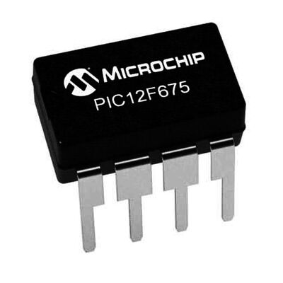 Microchip - PIC12F675 I / P 8-Bit 20Mhz Microcontroller DIP8