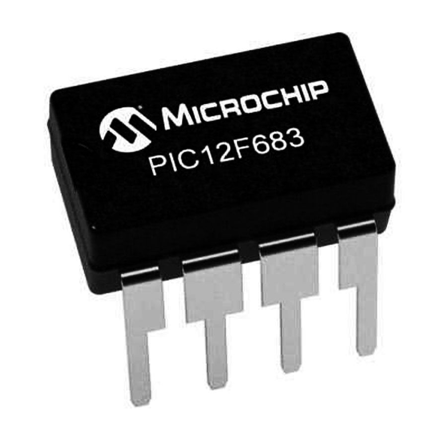 PIC12F683 I/P 8-Bit 20MHz Mikrodenetleyici DIP8
