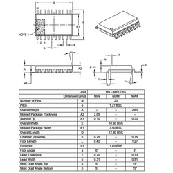 PIC16F1509 I / SO SMD SOIC-20 8-Bit 20 MHz Microcontroller - Thumbnail