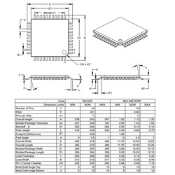 PIC16F1789-I / PT SMD TQFP44 32MHz 8-Bit Microcontroller - Thumbnail