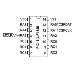 PIC16F1825 I/SL SMD SOIC-14 8-Bit 32MHz Mikrodenetleyici - Thumbnail