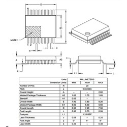 PIC16F1829-I/SS 32Mhz 8-Bit Mikrodenetleyici Ssop20 - Thumbnail