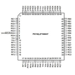 PIC16F1946-I / PT 8-Bit 32MHz SMD Microcontroller TQFP64 - Thumbnail