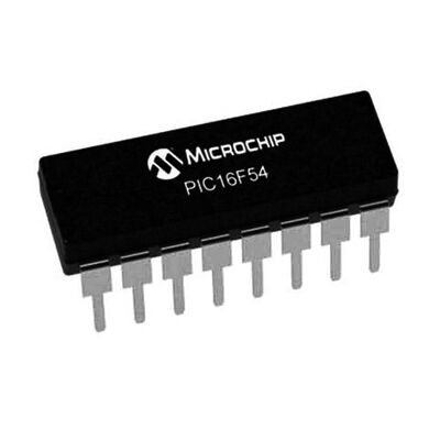 Microchip - PIC16F54 I/P PDIP-18 8-Bit 20 MHz Mikrodenetleyici