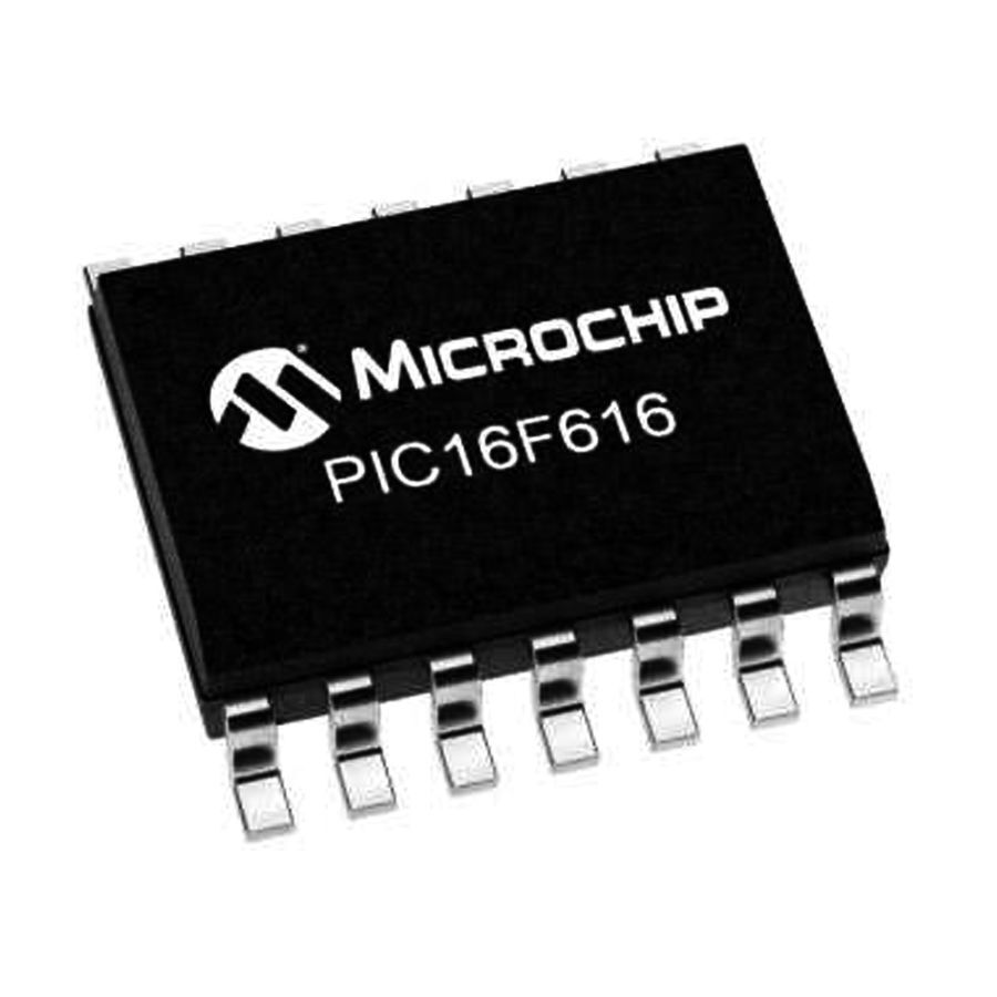 PIC16F616 I/SL SMD SOIC-14 8-Bit 20 MHz Mikrodenetleyici