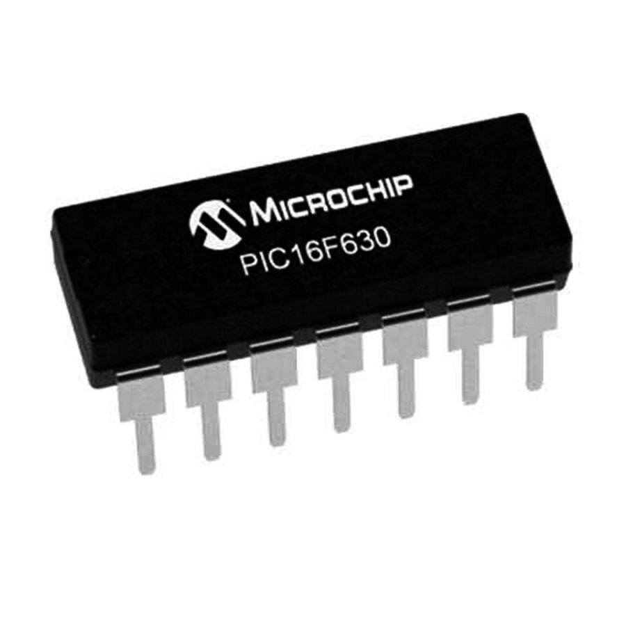 PIC16F630 I / P PDIP-14 8-Bit 20 MHz Microcontroller