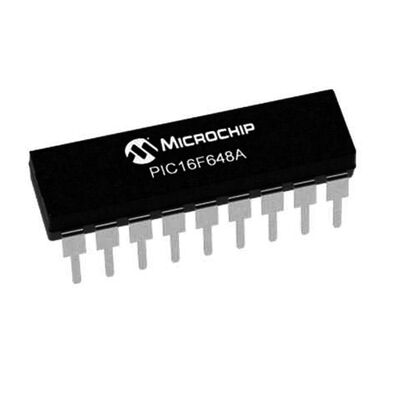 Microchip - PIC16F648A I/P PDIP-18 8-Bit 20 MHz Mikrodenetleyici