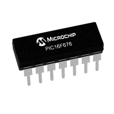 Microchip - PIC16F676 I/P PDIP-14 8-Bit 20 MHz Mikrodenetleyici