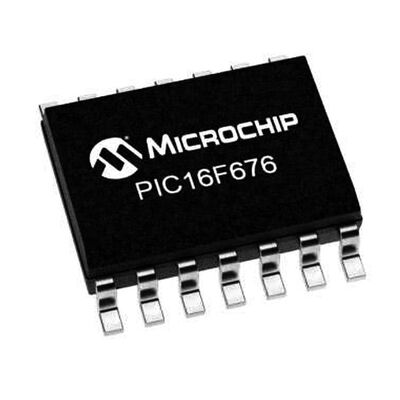Microchip - PIC16F676 I / SL SMD SOIC-14 8-Bit 20 MHz Microcontroller