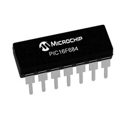 PIC16F684 I/P PDIP-14 8-Bit 20 MHz Mikrodenetleyici - Thumbnail
