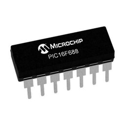 PIC16F688 I / P PDIP-14 8-Bit 20 MHz Microcontroller - Thumbnail