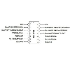 PIC16F688-I / ST SMD TSSOP14 20MHz 8-Bit Microcontroller - Thumbnail