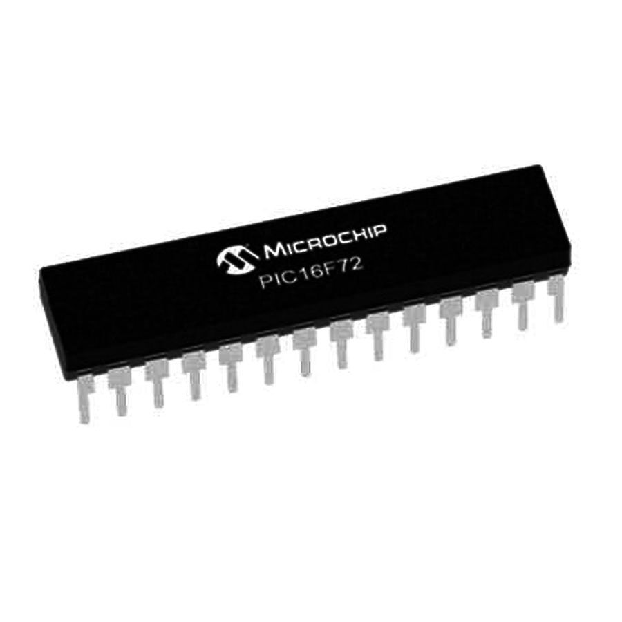 PIC16F72 I / SP DIP-28 8-Bit 20 MHz Microcontroller