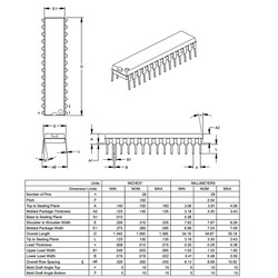 PIC16F72 I / SP DIP-28 8-Bit 20 MHz Microcontroller - Thumbnail