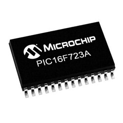 PIC16F723A I/SO SMD SOIC-28 8-Bit 20 MHz Mikrodenetleyici - Thumbnail