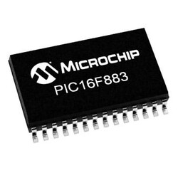 PIC16F883 I/SO SMD SOIC-28 8-Bit 20 MHz Mikrodenetleyici - Thumbnail
