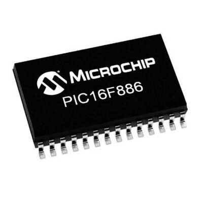 Microchip - PIC16F886 I/SO SMD SOIC-28 8-Bit 20 MHz Mikrodenetleyici