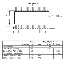 PIC18F23K22-I / SO SMD 8-Bit 64MHz Microcontroller SOIC-28 - Thumbnail
