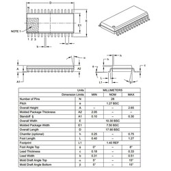 PIC18F2431-I / SO SMD 8Bit 40Mhz Microcontroller SOIC28 - Thumbnail