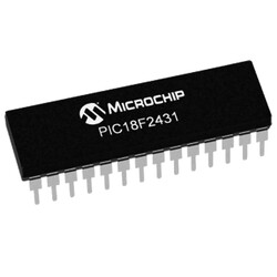 PIC18F2431 I/SP 8-Bit 40MHz Mikrodenetleyici Dip-28 - Thumbnail