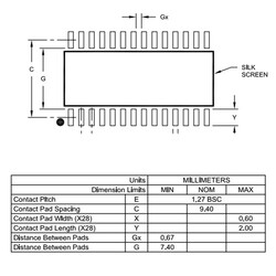 PIC18F24K22 I/SO SMD 8-Bit 64MHz Mikrodenetleyici SOIC-28 - Thumbnail