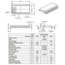 PIC18F2525 I / SO SMD SOIC-28 8-Bit 40MHz Microcontroller - Thumbnail