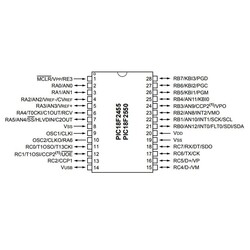 PIC18F2550 I / SP DIP-28 8-Bit 48 MHz Microcontroller - Thumbnail