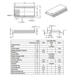 PIC18F2620 I / SO SMD SOIC-28 8-Bit 40MHz Microcontroller - Thumbnail