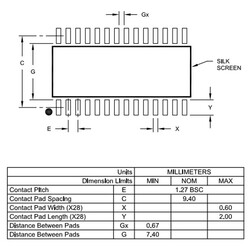 PIC18F26K20 I / SO SMD 8-Bit 64MHz Microcontroller SOIC-28 - Thumbnail