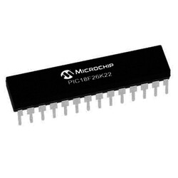 PIC18F26K22-I/SP 8-Bit 64MHz Mikrodenetleyici SPDIP28 - Thumbnail