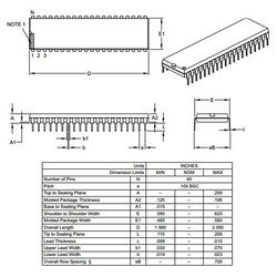 PIC18F4520 I/P DIP-40 8-Bit 40MHz Mikrodenetleyici - Thumbnail