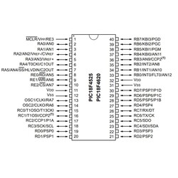 PIC18F4525-I/P 8-Bit 40MHz DIP40 Mikrodenetleyici - Thumbnail