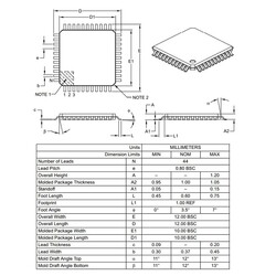 PIC18F4550 I / PT SMD TQFP-44 8-Bit 48MHz Microcontroller - Thumbnail