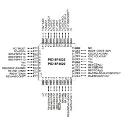 PIC18F4620 I / PT SMD TQFP-44 8-Bit 40MHz Microcontroller - Thumbnail