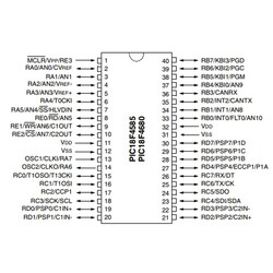 PIC18F4680 I / P DIP-40 8-Bit 40MHz Microcontroller - Thumbnail