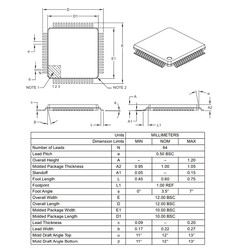 PIC18F66K22 I / PT 8-Bit 64MHz Microcontroller TQFP64 - Thumbnail