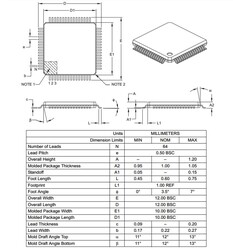 PIC18F67K22-I/PT SMD 8-Bit 64MHz Mikrodenetleyici TQFP-64 - Thumbnail