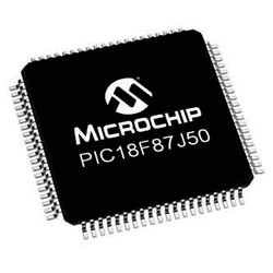 PIC18F87J50 I/PT SMD 8-Bit 48MHz Mikrodenetleyici TQFP-80 - Thumbnail