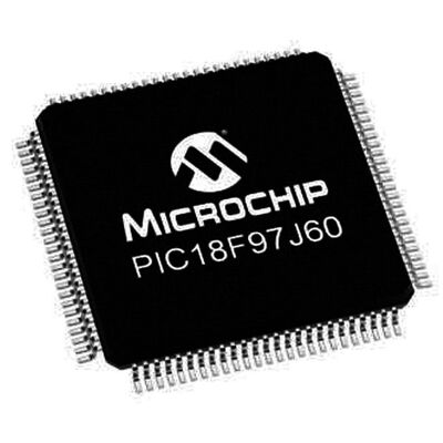 Microchip - PIC18F97J60 I / PT SMD TQFP-100 8-Bit 41.667MHz Microcontroller