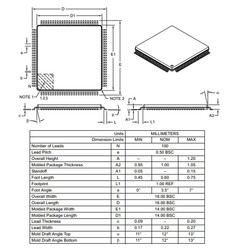 PIC18F97J60 I/PT SMD TQFP-100 8-Bit 41.667MHz Mikrodenetleyici - Thumbnail