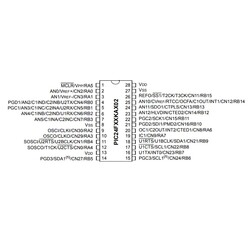 PIC24F16KA102-I/SO SMD 32Mhz 16-Bit Mikrodenetleyici Soic28 - Thumbnail