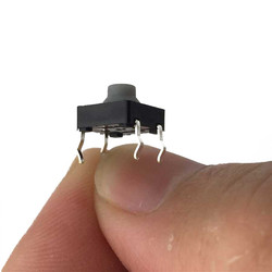 8x8 5mm 4 Pinli Plastik Başlı Buton - Thumbnail