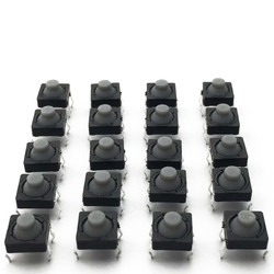 8x8 5mm 4-Pin Plastic Headline Buton - Thumbnail