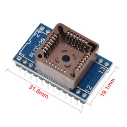 Plcc28 - Dip24 Çevirici Adaptör