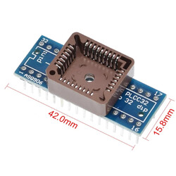 Plcc32 - Dip32 Çevirici Adaptör