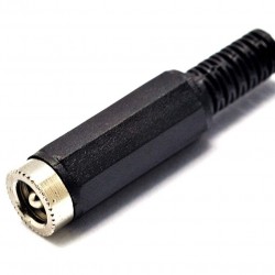 Power Giriş Konnektörü Dişi Lehim Tipi (2.1mm) - Thumbnail