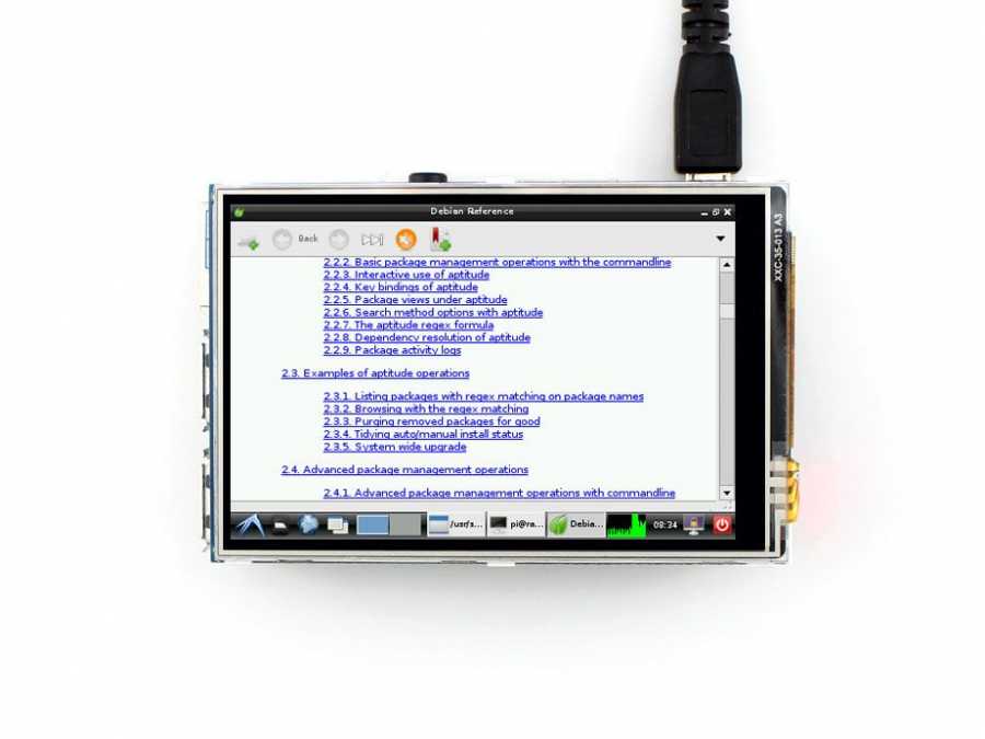 Raspberry Pi 3.5 Inch Lcd Screen (A) 320 × 480